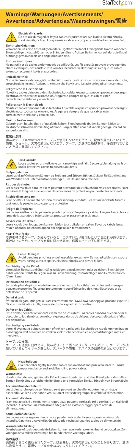 StarTech.com 3m (10ft) Active USB-C Cable, USB 3.2 10Gbps, Long USB Type-C Data Transfer Cable, 60W Power Delivery, 8K 60Hz