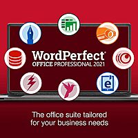Corel WordPerfect Office 2021 PC Disc Office Suite