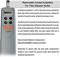 Raymarine St2000+ 5-Ton Tiller Pilot gray