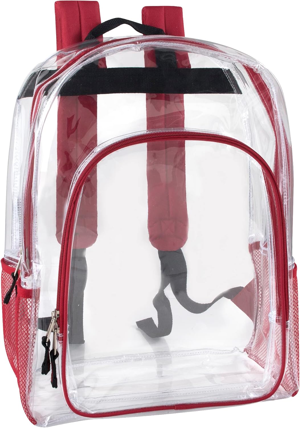 TRAILMAKER Heavy Duty Clear Backpack | Transparent Stadium-Approved for Women, Men, School, Travel