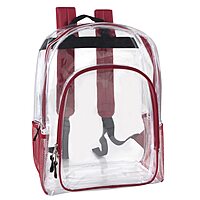TRAILMAKER Heavy Duty Clear Backpack | Transparent Stadium-Approved for Women, Men, School, Travel