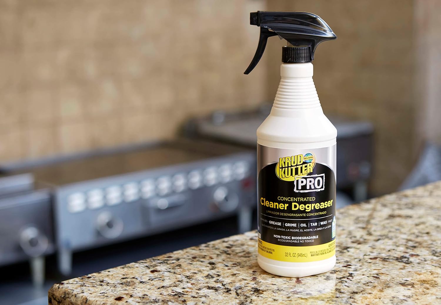 Krud Kutter Pro Concentrated Cleaner Degreaser, 32 Oz, Clear, Pack Of 6 Bottles