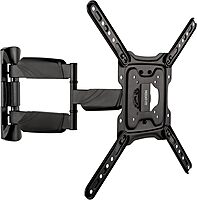 Mount-It! UL Certified Full Motion TV Wall Mount for Most 32-55 Inch Flat Screen TVs, Articulating TV Bracket Max VESA 400x400, Holds up to 308 lbs, Swivel and Tilt Bracket for 32, 42, 55 inch