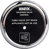 Fireboy-Xintex Propane Control & Solenoid Valve w/Chrome Bezel Display