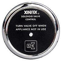 Fireboy-Xintex Propane Control & Solenoid Valve w/Chrome Bezel Display