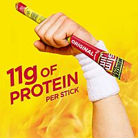 Slim Jim Monster Smoked Meat Sticks, Original Flavor, High Protein, Camping Snack, 1.94 oz. (18 Count) Original 34.92 Ounce (Pack of 1)