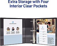 Avery Heavy-Duty View 3 Ring Binder with One-Touch EZD D-Rings and DuraHinge/DuraEdge