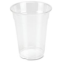 Genuine Joe Cold Beverage Cup, 9oz, Plastic, Clear, 50 Count 50 Count (Pack of 1)