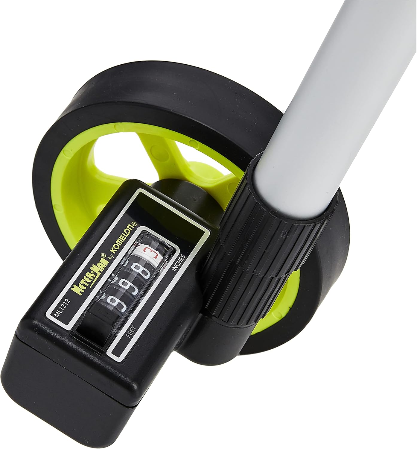 Komelon ML1212 Meter-Man 4-Inch Measuring Wheel, Silver 4in - Diameter Wheel