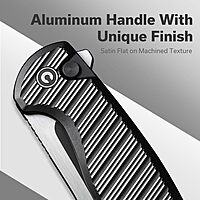 CIVIVI Stormhowl Pocket Knife, Folding Knife with 3.3" Nitro-V Blade and Aluminum Handle