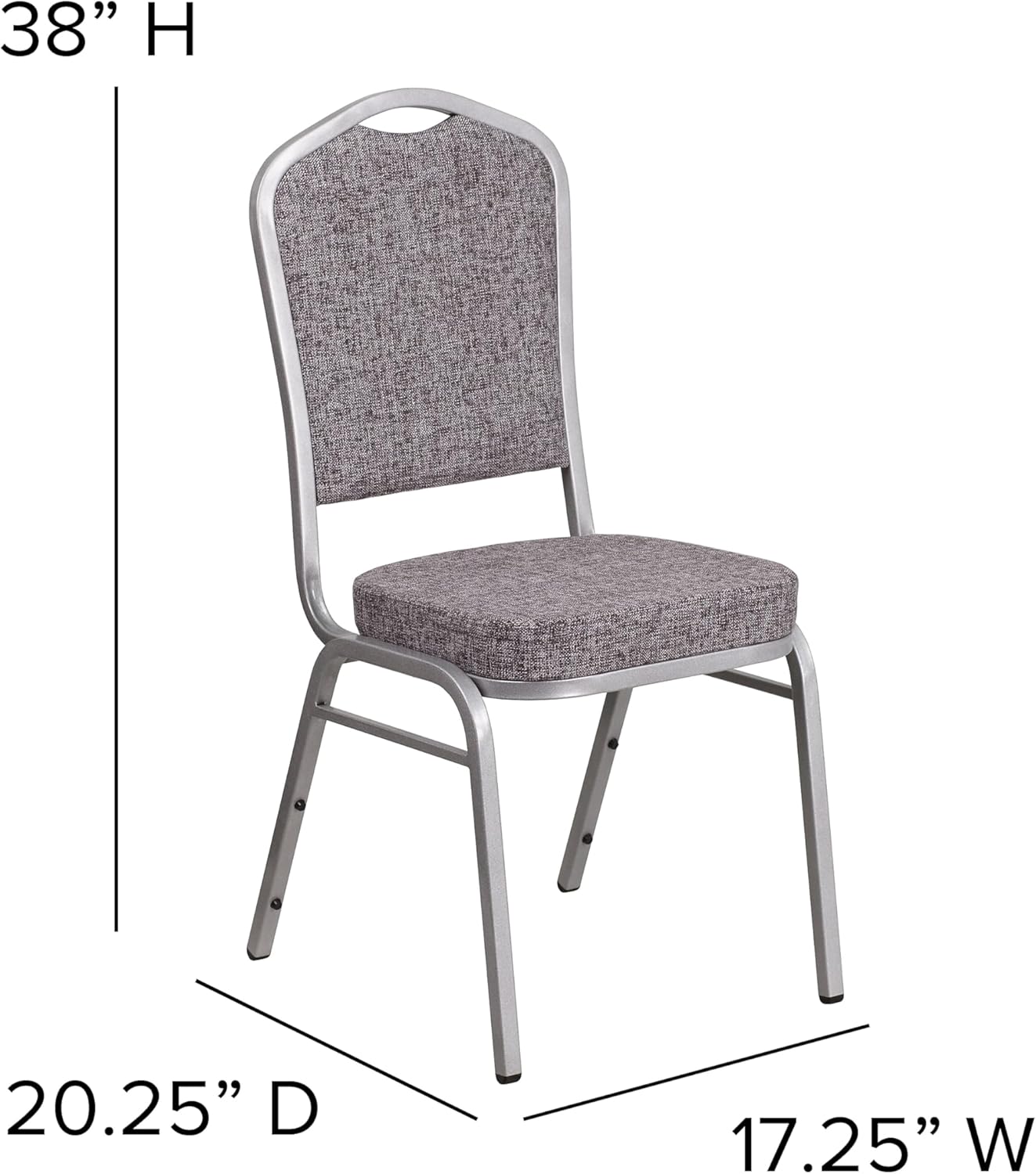 Flash Furniture HERCULES Series Crown Back Stacking Banquet Chair