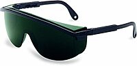 UVEX by Honeywell Shade 5.0 Safety Glasses, Scratch-Resistant, Black (S1112)
