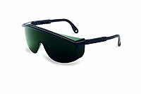 UVEX by Honeywell Shade 5.0 Safety Glasses, Scratch-Resistant, Black (S1112)