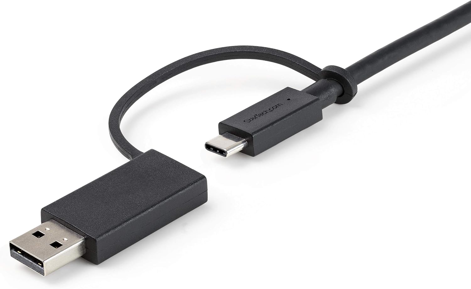 StarTech.com 3ft/1m USB-C Cable with USB-A Adapter Dongle, USB-C to C (10Gbps/PD), USB-A to C (5Gbps)