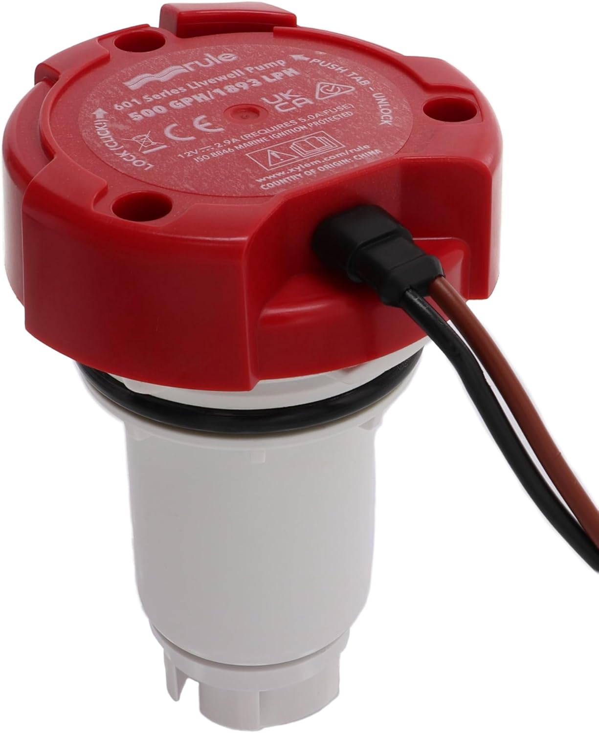 RULE Livewell Pump Replacement Motor Cartridge