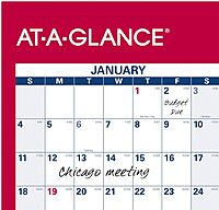 AT-A-GLANCE Reversible Erasable Wall Calendar, Vertical/Horizontal