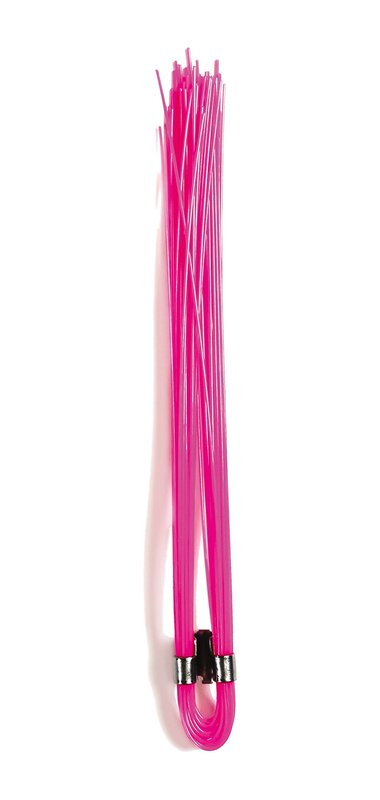 Presco W6*PG 6" Pink Glo PVC Marking Whisker, 6" Height, 0.25" Wide, 0.25" Length