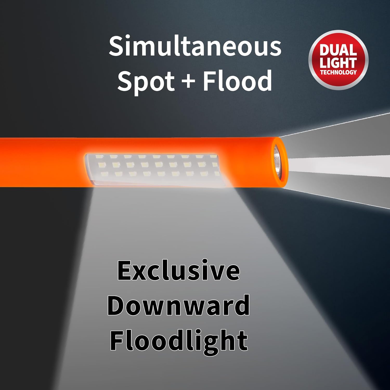Nightstick NSP-1236 Multi-Purpose Flashlight - Floodlight - Dual-Light 1 Count (Pack of 1)