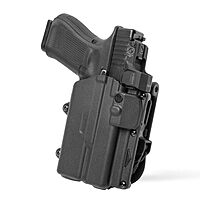 ALIEN GEAR Rapid Force Level 2 OWB Holster - Locking Belt Slide - Right Hand - Matte Black - Light & Optic Compatible