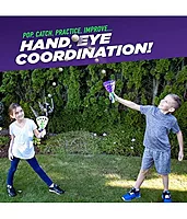 Click and Catch Twin Ball Launcher Game