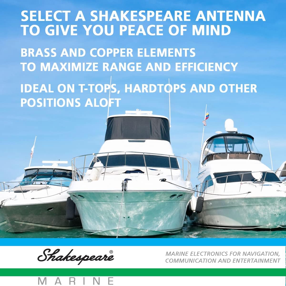 Shakespeare 5400-XT Galaxy 4' VHF Antenna - 3dB Gain