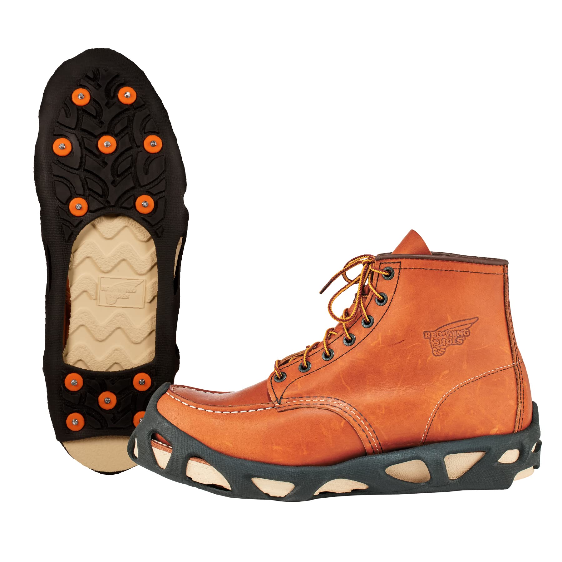 Ergodyne TREX 6304 Ice Traction Cleats, 12 Steel Studs