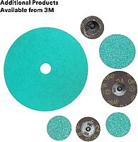 3M Green Corps Fibre Disc 36507, 5 in x 7/8 in, 40+ Grit, 20 Pack, Ceramic Abrasive Disc, Resin Bond