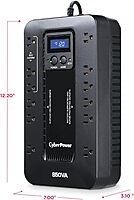 CYBERPOWER Ecologic UPS Battery Backup & Surge Protector