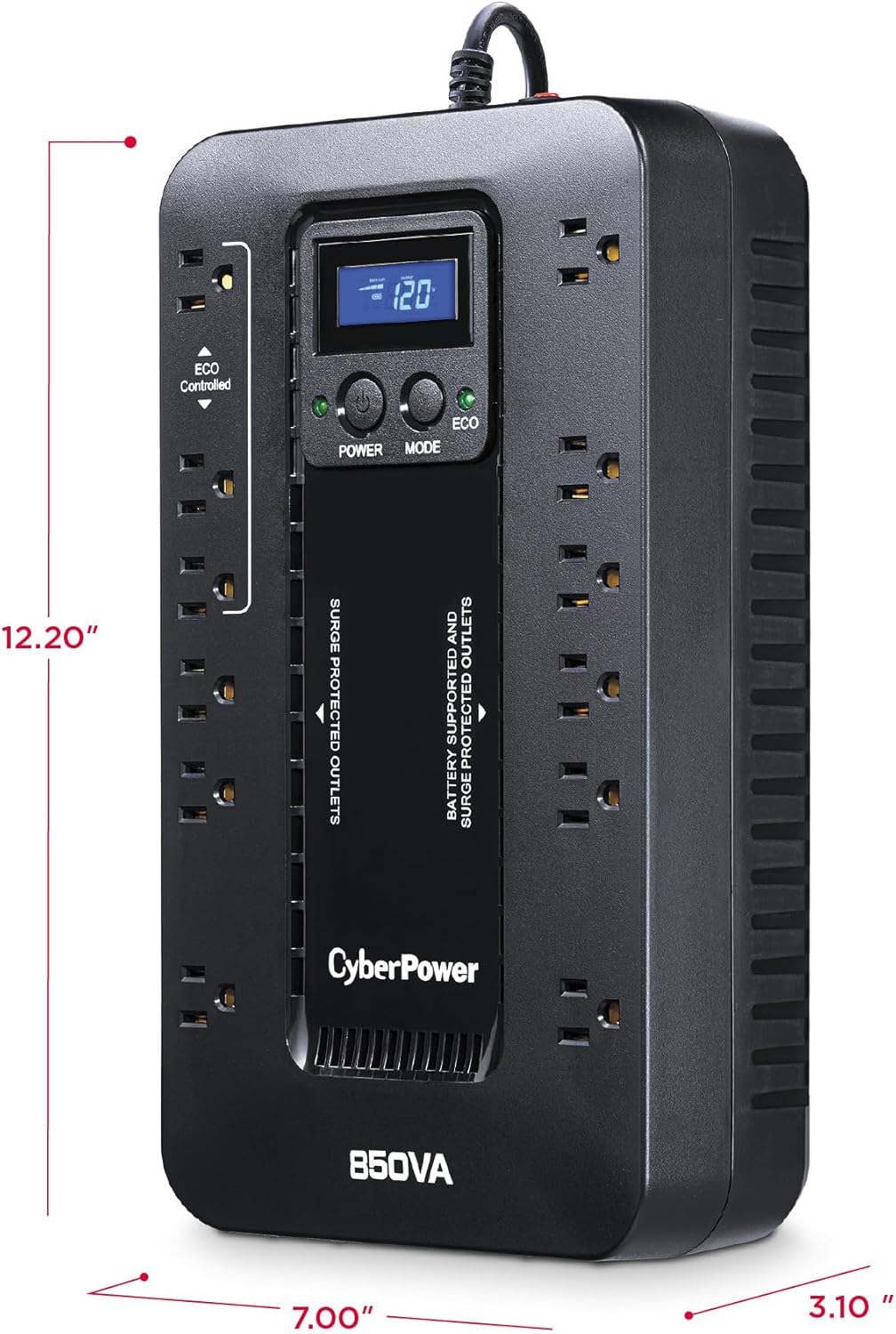 CYBERPOWER Ecologic UPS Battery Backup & Surge Protector
