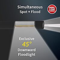 Nightstick NSP-1174-K01 LED Safety Light & Flashlight Combo Kit - White & Amber Floodlight