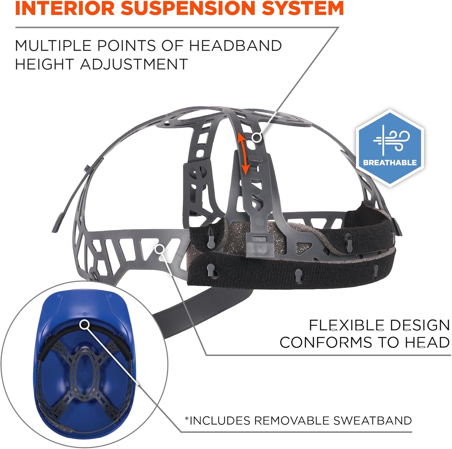 ERGODYNE Skullerz 8952 Hard Shell Bump Cap with Suspension