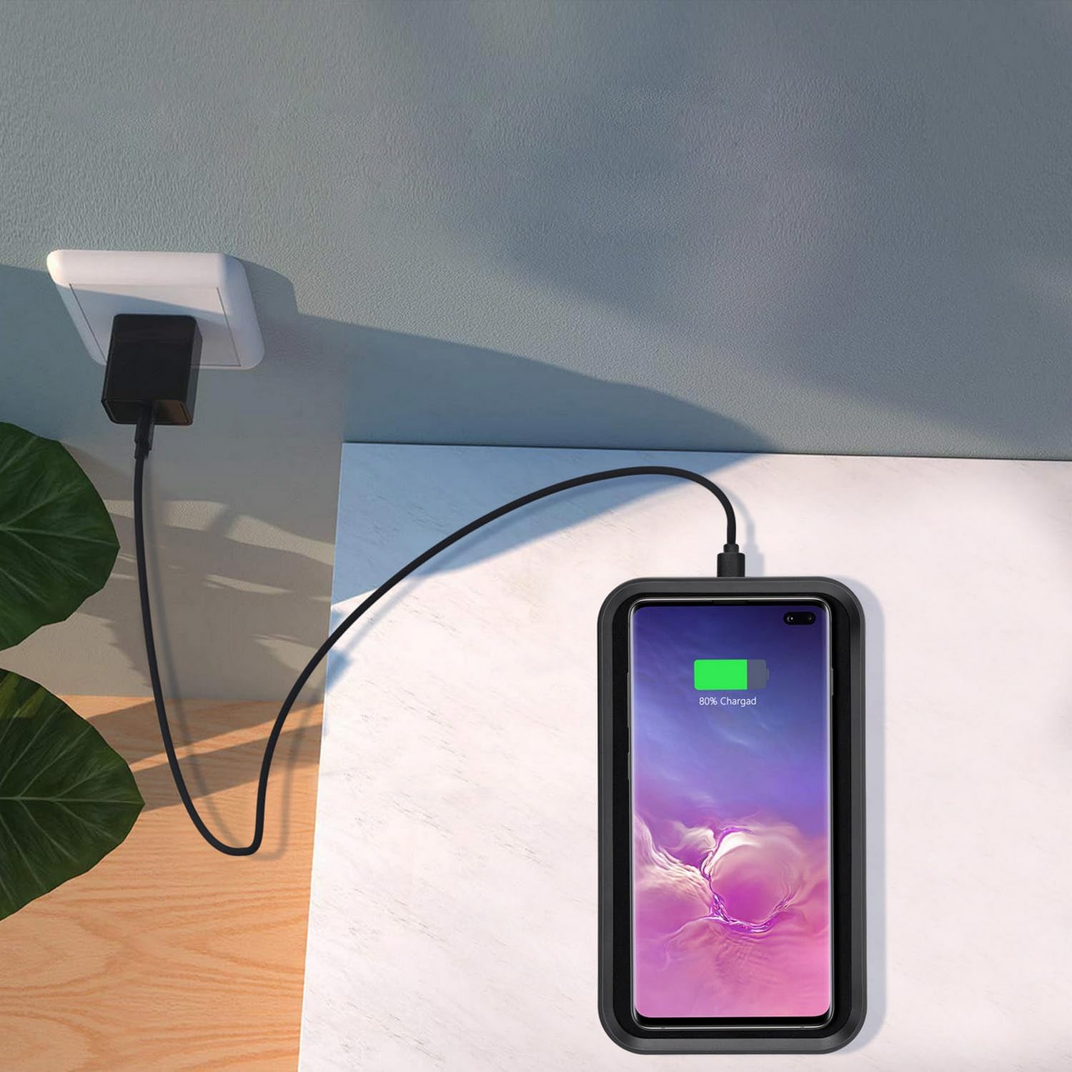 10W Max Qi-Certified 3-Coil Wireless Charging Pad AUH-1030