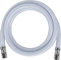Certified Appliance Accessories Ice Maker Water Line, 6 ft, 1/4in Compression, Polyester-Reinforced PVC, White