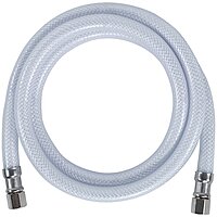 Certified Appliance Accessories Ice Maker Water Line, 6 ft, 1/4in Compression, Polyester-Reinforced PVC, White