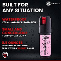 Smith & Wesson Pepper Shield Keychain Quick-Release Pepper Spray for Women