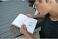 UCREATE Poly Cover Sketch Book, Heavyweight, 12" x 9", 75 Sheets, Pack of 3, Black, White