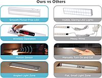 BLACK+DECKER PureOptics Battery Operated Under Cabinet LED Light Bar