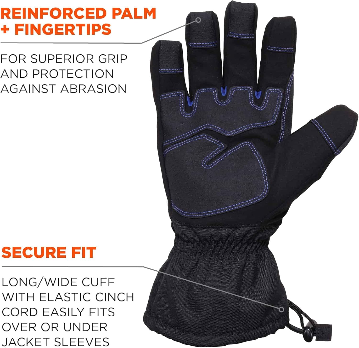 Ergodyne ProFlex 819WP Extreme Thermal Waterproof Winter Work Gloves