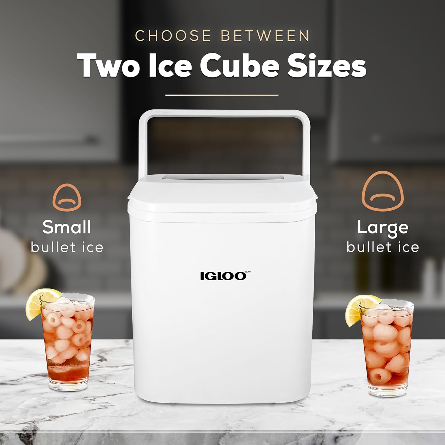 IGLOO 26 lb Automatic Self-Cleaning Countertop Ice Maker