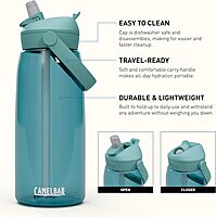 CamelBak Thrive Flip Straw Tritan Renew Water Bottle