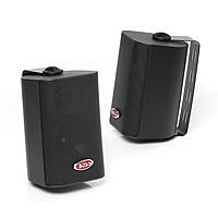 BOSS Audio Systems MR4.3 4-Inch 3-Way Marine Enclosed Speakers (Pair)