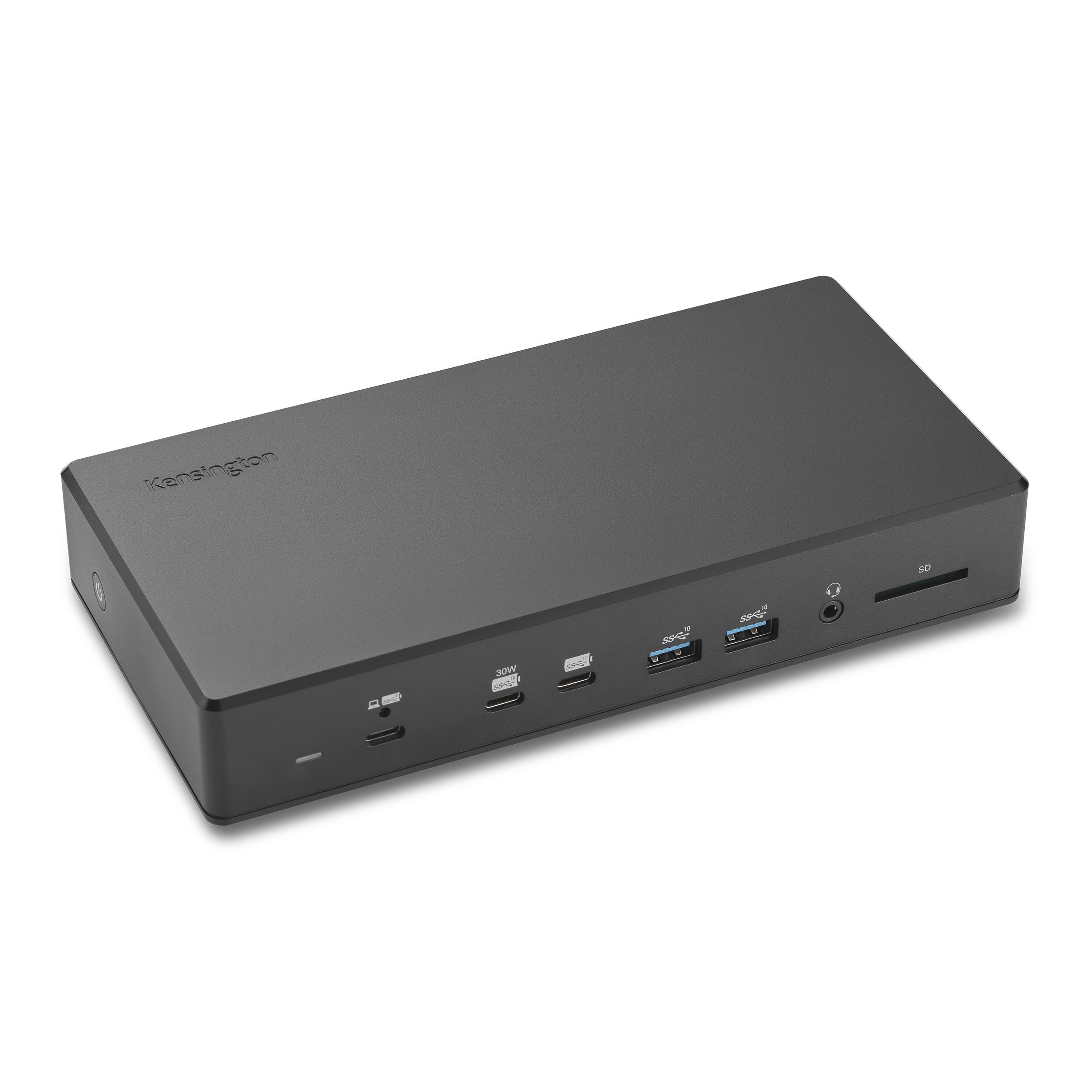 Kensington SD4880P USB-C 4k Quad Monitor Docking Station, 6 x USB-A & 4 x USB-C, 2Gbps Ethernet, 100W PD, Audio Jack
