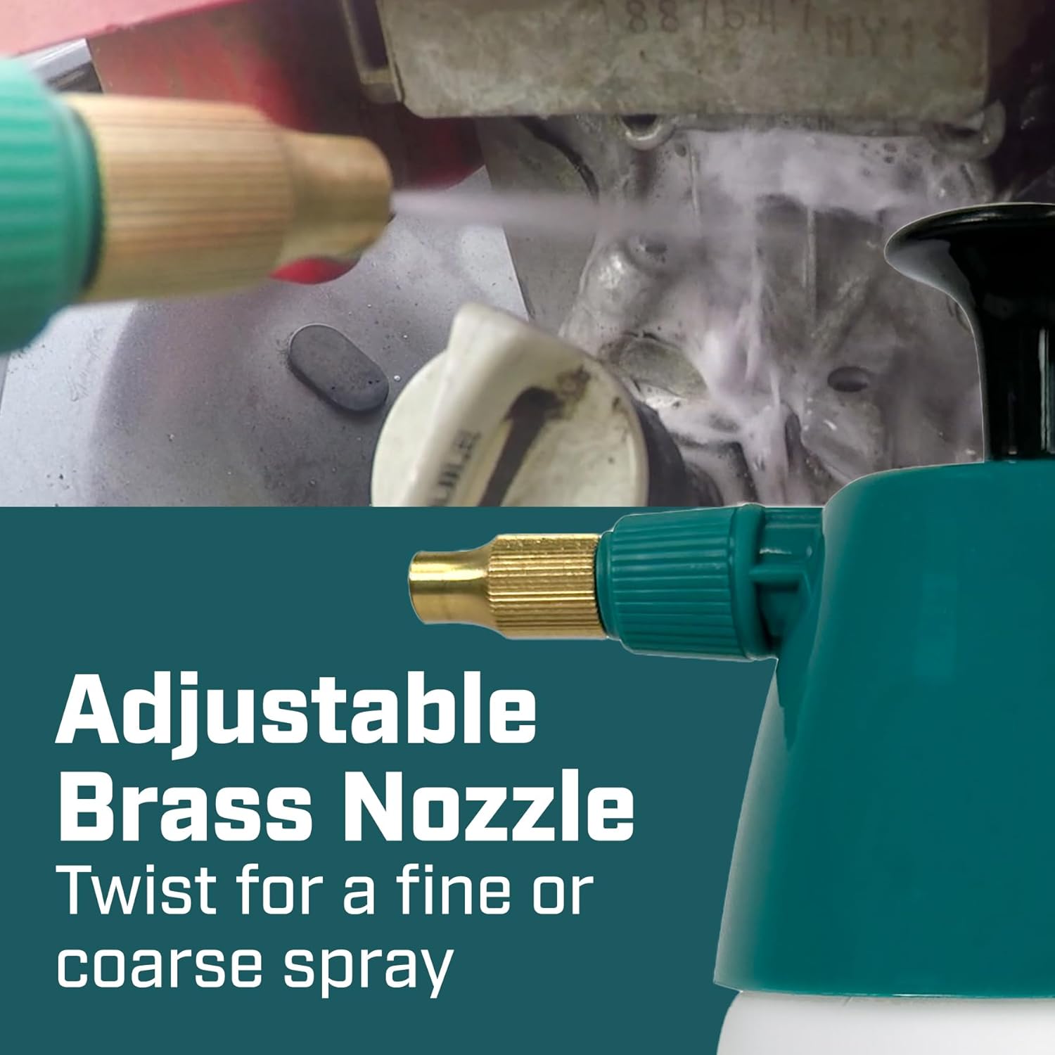 Chapin International 1046 48-Ounce Industrial Cleaner/Degreaser Handheld Pump Sprayer, 48-Ounce, Translucent White, 1 Pack