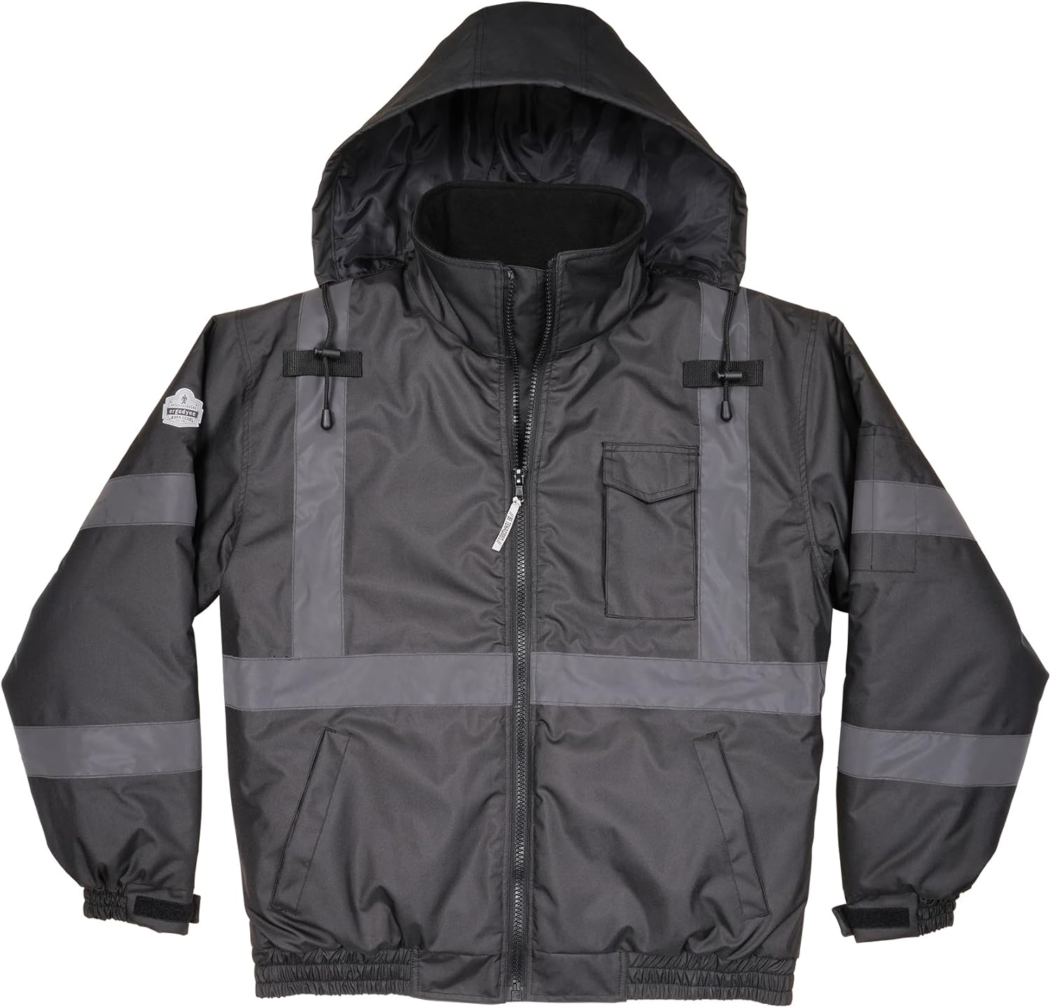 Ergodyne GloWear 8377EV Thermal-Enhanced Visibility Quilted Bomber Jacket