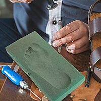 Kit de molde de espuma de impresión de pies,