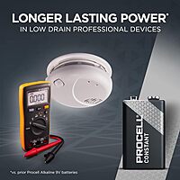 PROCELL Constant 9V Long-Lasting Alkaline Batteries (72 Pack), 5-Year Shelf Life