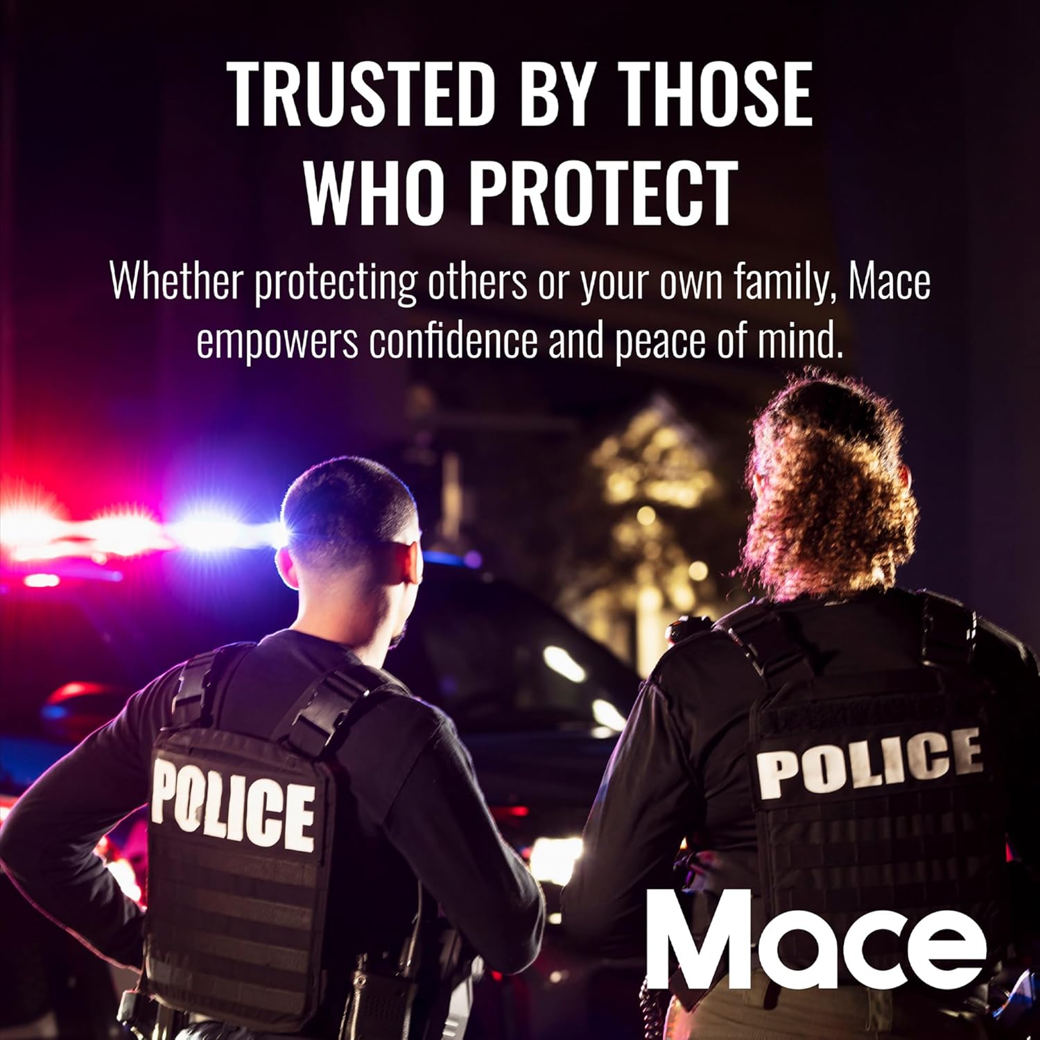 Mace Pepper Spray - Triple Action Model, 3-in-1 Formula (OC, Tear Gas, UV Dye), Flip Top Safety Cap