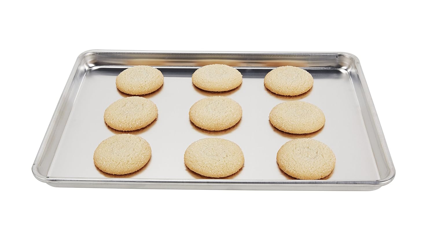 Vollrath 5303 Wear-Ever Half-Size Sheet Pan, 18" x 13", Closed-Bead, Aluminum