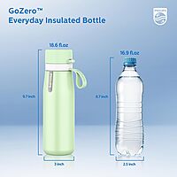 PHILIPS GoZero Everyday Insulated Stainless-Steel Water Bottle With Filter