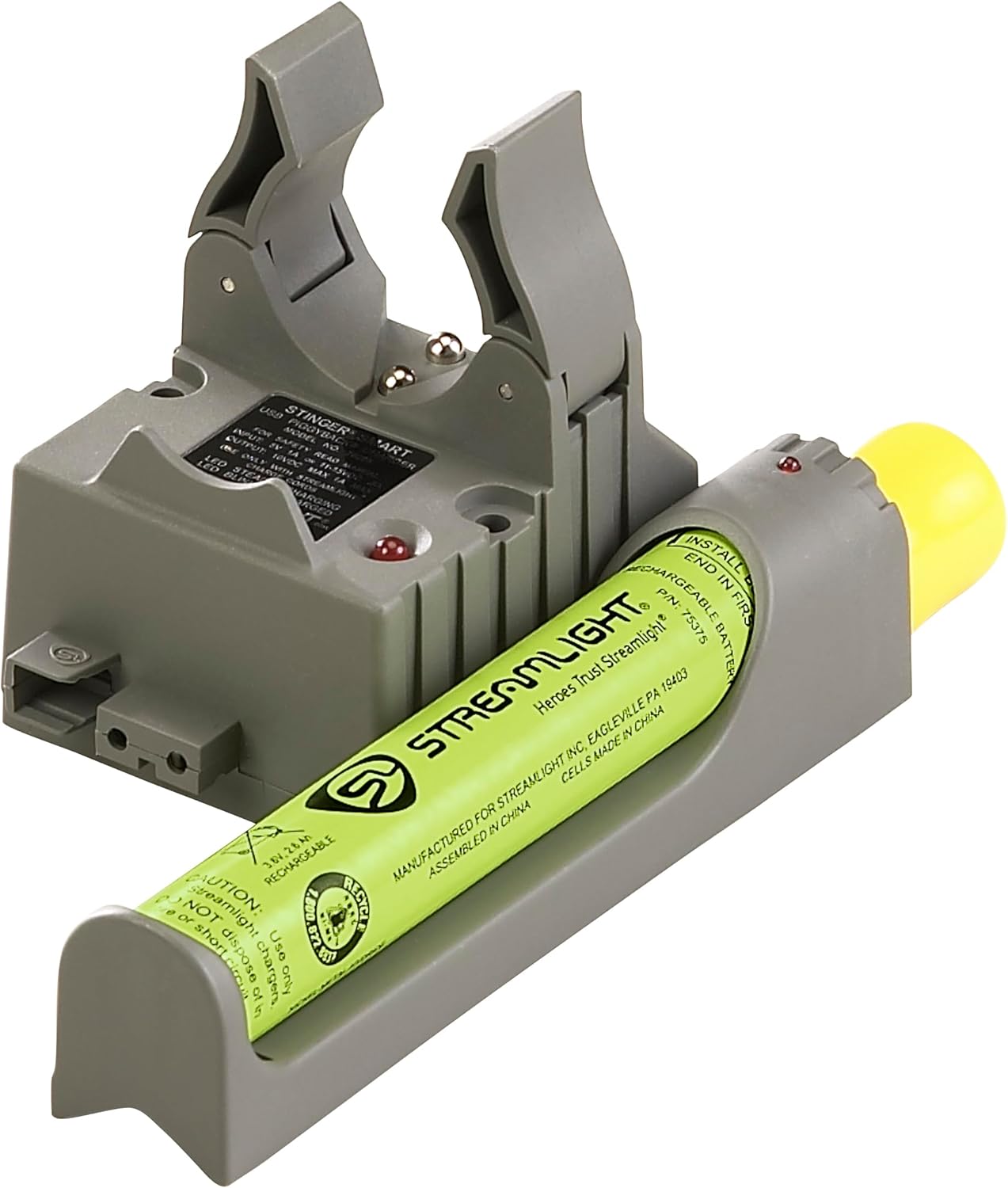 Streamlight 75277 Piggyback Smart Charger Holder & Battery (Cord not Included) - Stinger Series Except UltraStinger